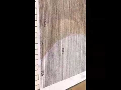 Decorative Ring Aluminium Door Curtain Chain Mesh Customized